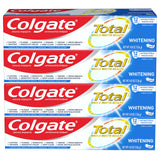 Colgate Total Whitening Toothpaste – 12-Hour Fresh Breath for Office Bathroom Confidence, 4-Pack 4.8 oz