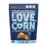 LOVE CORN Roasted Corn Sea Salt – Kid-Approved Lunchbox Snack for School and After-Sports