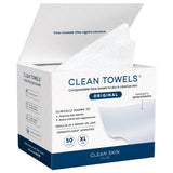 Clean Skin Club Clean Towels XL® – Hygienic Fresh-Every-Time Face Towel, Allergy Friendly Disposable