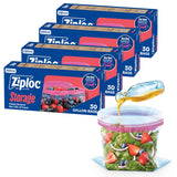 Ziploc Gallon Resealable Bags – Bulk Prep Storage for Clean Eating and Whole Food Diets