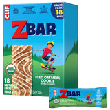 Zbar Iced Oatmeal Cookie – Individually Wrapped Granola Bars for Daycare and After-School Snacks, USDA Organic (18 Pack)