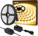Lepro Dimmable LED Tape – 3000K Under Cabinet Task Light for Simple, Intentional Kitchen Design