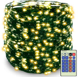 Decute 500LED 164ft Starry String Lights – Cozy Gift Idea for Best Friend, Dimmable Warm White Fairy Lights for Home and Party