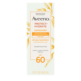 Aveeno Protect + Hydrate Face Sunscreen SPF 60 – TSA Approved Travel Size Face Sunscreen for Carry On Bags