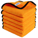 MR.SIGA Professional Microfiber Towels – Luxury Car Care Set with Reinforced Edges, 15.7 x 23.6 Inch 12 Pack