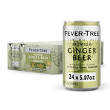 Fever-Tree Ginger Beer – Sophisticated Ginger Ale for the Discerning Home Bartender, 24 Slim Cans
