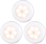 STAR-SPANGLED Motion Sensor Puck Lights – Shock-Free Nursery Night Lights for Late Diaper Changes