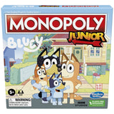 Monopoly Junior Bluey Edition – Simple Family Board Game for Playdates and Sibling Play Ages 5+