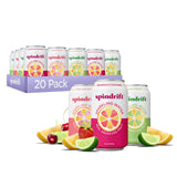 Spindrift Sparkling Water 3-Flavor Variety Pack – Clean Wellness Pantry Staple for Mindful Hydration Routines