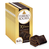 Ferrero Rocher Premium Dark Chocolate Bar – Calming Solo Retreat Snack, Individually Wrapped Portion