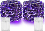 Dazzle Bright Halloween Mini Lights – Lightweight Bedroom and Living Room Decoration, 20ft Battery Operated with Two Glow Modes