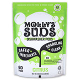 Molly's Suds Minimalist Dishwasher Pods for Small Apartments, Low-Sudsing Tabs