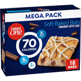 Fiber One 70 Calorie Soft Baked Bars for Wellness Pantry, Cinnamon Coffee Cake Low-Sugar Snack for Mindful Snacking