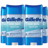Gillette 72hr Clinical Strength Antiperspirant for Men, Cool Wave Clear Gel, Back-to-Back Meeting Confidence for Busy Office Professionals (Pack of 4)