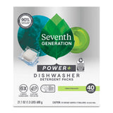 Seventh Generation Dishwasher Detergent Packs for Sensitive Family Dining Areas, Biobased Citrus Pods