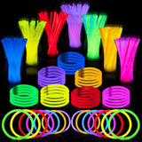 JOYIN 144 Pcs 8" Glowsticks – Child-Safe Glow Sticks for Birthday Party Favors, Halloween Night, and Classroom Celebrations