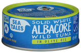 Sea Tales Albacore Tuna in Olive Oil, Streamlined 5 oz Can for Effortless Everyday Recipes
