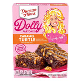 Duncan Hines Dolly Parton Caramel Turtle Brownie Mix – Stress-Free Potluck Dessert for Busy Hosts, 16.7 oz