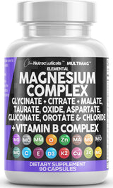 Clean Nutraceuticals Magnesium Complex – 2-Pack Extended Supply Gift for Committed Wellness Seekers
