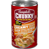 Campbell's Chunky Cajun Style Chicken Alfredo With Andouille Sausage – Cozy Self-Care Dinner for Solo Nights In, 18.8 oz Can