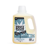 Molly's Suds Liquid Laundry Detergent for a Clutter-Free Household Linens Closet, Fragrance-Free Clean Laundry Soap for Sensitive Skin (Unscented - 200 Loads)