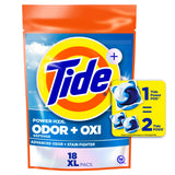 Tide Odor Defense + Oxi Laundry Pacs for Nurseries and Playrooms, Hypoallergenic-Friendly Odor Removal
