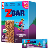 Zbar Chocolate Chip Granola Bars for Car Rides and Errands – 24 Individually Wrapped Travel Snacks