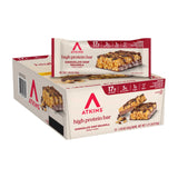 Atkins Blueberry & Strawberry Bar – Pre-Workout Refuel for Gym Sessions, 12-Count Protein Pack