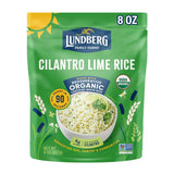 Lundberg Cilantro Lime Rice 5.5 Oz – Microwavable Study Snack for College Focus Sessions