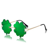 Kids Shamrock Sunglasses Safe St. Patrick's Day Classroom Party Favor with Keychain