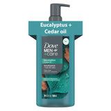 Dove Men Care Body Wash for Men | Calming Eucalyptus Cedar Aroma to Elevate Your At-Home Wind-Down Bath Routine