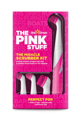 The Pink Stuff Miracle Scrubber Kit – Compact Clutter-Free Cleaning Solution for Small Spaces