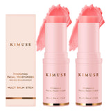 KIMUSE Multi Balm Stick – Restorative Evening Skincare, Scent-Free Collagen-Boosting Balm for Face and Lips