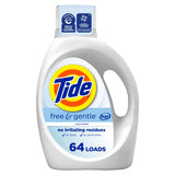 Tide Free & Gentle Laundry Detergent for Mindful Home Care, Fragrance-Free Wash for Restful Bedrooms