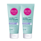 eos Fragrance-Free Sensitive Skin Shave Cream 2-Pack – Clean, Uncluttered Shower with One Multi-Use Shave and Moisturizer