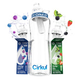 Cirkul Zero-Calorie Water Bottle Kit – Gift-Ready Starter Package for Gym Lovers, Runners, and Eco-Conscious Family Members