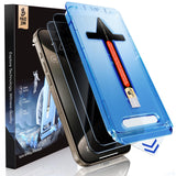 MAGIC JOHN 2 Pack iPhone 15 Pro Max 6.7 inch Tempered Glass for Distraction-Free Mobile Workflows in Public Spaces
