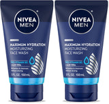 NIVEA MEN Maximum Hydration Face Wash – Less-Is-More Hydrating Cleanser for Intentional Daily Skincare Routines