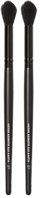 e.l.f. Fluffy Eye Blender Brush – Soft Synthetic Bristles Safe for Young Sensitive Skin