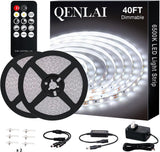 Lumichoice AuraGlow LED Strip – Affordable White Elephant and Holiday Gift, 20ft/40ft/66ft Dimmable Home Upgrade