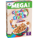 Cinnamon Toast Crunch Whole Grain Cinnamon Cereal, 27 oz Mega Box for Back-to-Office and Dorm Move-In Gifts