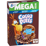 Cocoa Puffs Bulk Cereal for Vacation Stays, Made with Whole Grain Family Size, 25.8 oz
