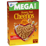 Honey Nut Cheerios, Whole Grain Honey Nut Breakfast Cereal for Kids Lunchbox and After School Snack, 27.2 oz