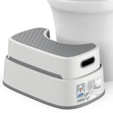 MR.SIGA Heavy Duty Squat Stool – Stable Step Helper for Aging Adults in the En-Suite Bathroom, No Wobble Design