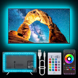 Maylit LED Strip Lights with App Control – Valentine's Day Gift for Couples, 20ft RGB TV Backlight for Bedroom