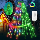 Kringle Bros Modern Christmas Tree Lighting – Neutral Warm White Halo for Uncluttered Minimalist Homes