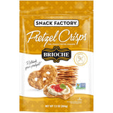 Snack Factory Pretzel Crisps – Gourmet Snack Gift Basket Staple for Charcuterie Board Hosts, 7.2 oz Resealable Bag