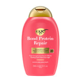 OGX Bond Protein Repair Shampoo – Wind-Down Bath Time Ritual for Dry, Brittle Hair, Gentle Floral Scent 13 fl oz
