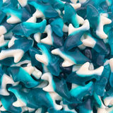Blue Sharks Gummy Candy – Chewy Blue Raspberry Treat Gift for Shark Week Fans and Kids