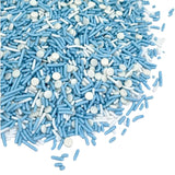 Manvscakes Plant Based Blue Sprinkles – No Artificial Color Topping for Clean Eating Holiday Cookies